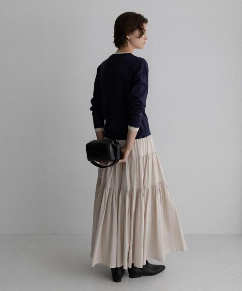 URBAN RESEARCH Sonny Label(アーバンリサーチサニーレーベル)の「アンチピリングバイカラーニット(ニット/セーター・レディース・グレー/ネイビー/ブラウン・FREE)」の9枚目の写真