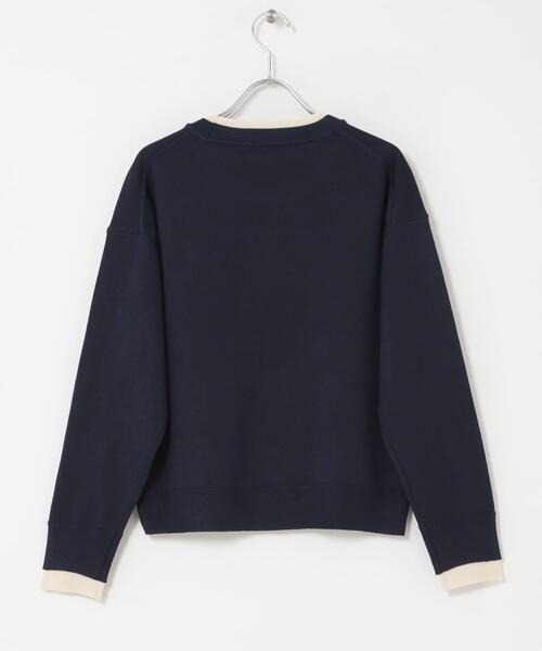 URBAN RESEARCH Sonny Label(アーバンリサーチサニーレーベル)の「アンチピリングバイカラーニット(ニット/セーター・レディース・グレー/ネイビー/ブラウン・FREE)」の13枚目の写真