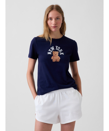 オーガニックコットン ヴィンテージソフト GAPロゴTシャツ