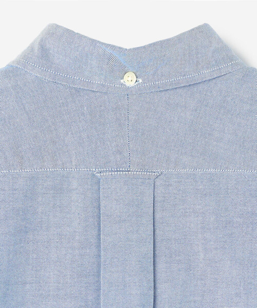 GYMPHLEX(ジムフレックス)の「Gymphlex | オックスフォード 長袖ボタンダウンシャツ SOLID MEN(シャツ/ブラウス・メンズ・ブルー/ホワイト・M/L/XL)」の4枚目の写真