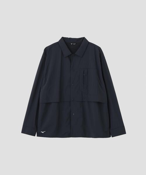 MARGARET HOWELL(マーガレットハウエル)の「RECYCLED TASLAN NYLON TAFFETA SHIRT(シャツ/ブラウス・メンズ・ベージュ系その他4/ネイビー系1・MEDIUM/LARGE/X-LARGE)」の14枚目の写真