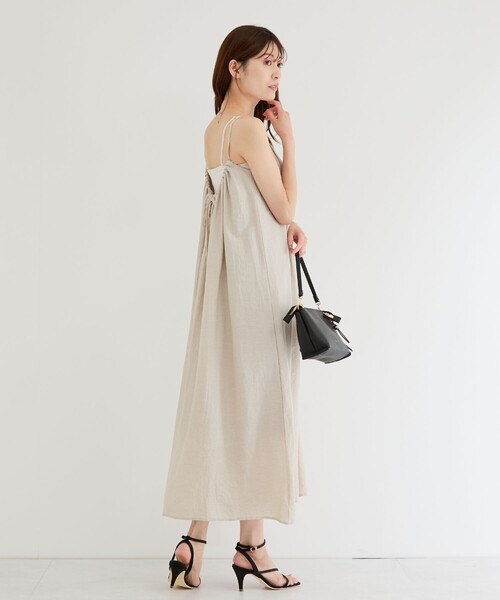 Jayro(ジャイロ)の「リネン混キャミワンピース(ワンピース・レディース・ホワイト系その他7/ブラック/ブラウン系その他・M)」の17枚目の写真