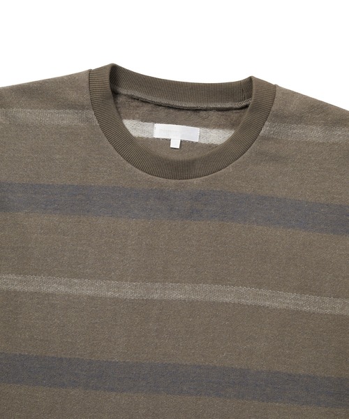 thisisneverthat(ディスイズネバーザット)の「Brushed Striped L/S Tee(Tシャツ/カットソー・メンズ・ブラウン/ピンク/オリーブ・XL/L/M/S)」の7枚目の写真