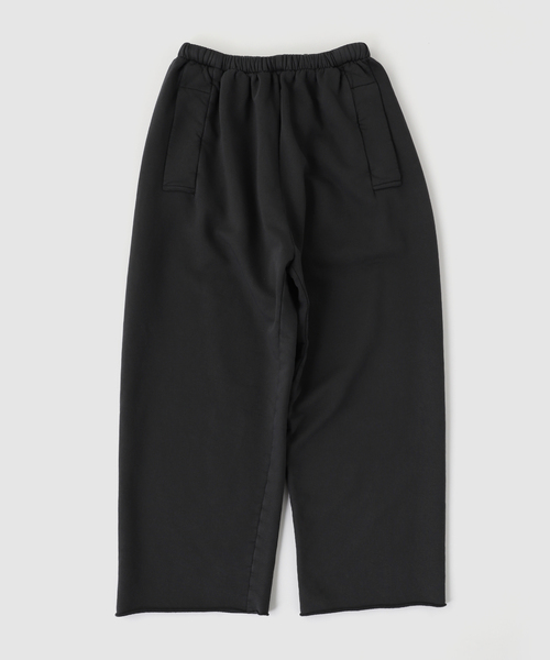 Gabriela Coll Garments(ガブリエラコールガーメンツ)の「G.C.G(ガブリエラコールガーメンツ)FLEECE FLAP POCKET TROUSERS(スラックス・メンズ・ブラック・2/1)」の1枚目の写真
