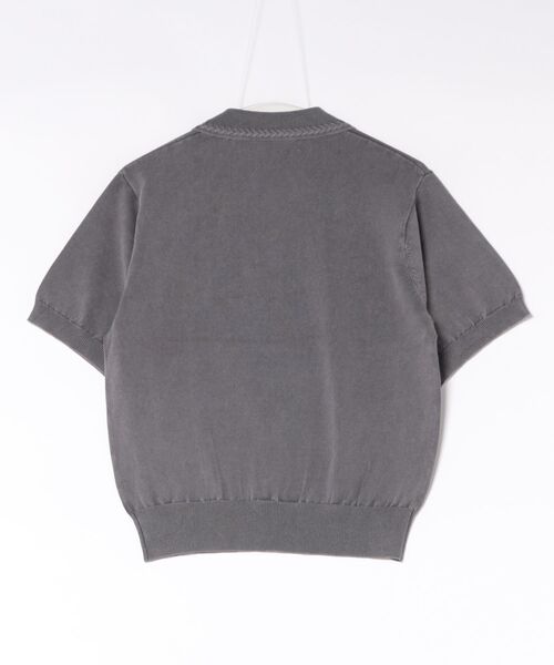 AT THE TRNK(アットザトランク)の「ピグメント ニット ポロ シャツ AT THE TRNK(シャツ/ブラウス・レディース・ブラック/ブラウン/ピンク・フリー)」の4枚目の写真
