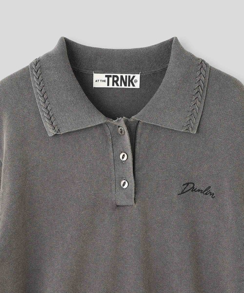 AT THE TRNK(アットザトランク)の「ピグメント ニット ポロ シャツ AT THE TRNK(シャツ/ブラウス・レディース・ブラック/ブラウン/ピンク・フリー)」の10枚目の写真