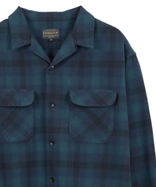 PENDLETON（ペンドルトン）の「PENDLETON-Open Collar Shirt（シャツ/ブラウス・メンズ・ブルー/レッド/ベージュ・M/L）」の3枚目の写真
