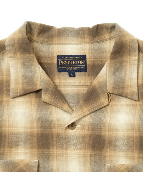 PENDLETON（ペンドルトン）の「PENDLETON-Open Collar Shirt（シャツ/ブラウス・メンズ・ブルー/レッド/ベージュ・M/L）」の10枚目の写真
