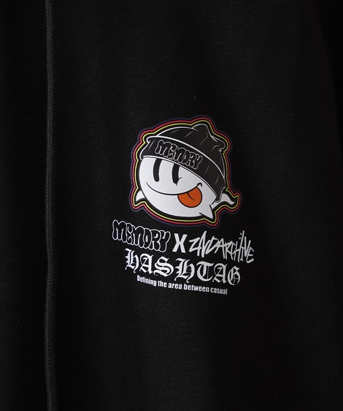 #MEMORY(メモリー)の「【MEMORY × 2ND ARCHIVE】別注 オーバーサイズ プルパーカー(パーカー・メンズ・ブラック/チャコールグレー/ホワイト系・FREE)」の16枚目の写真