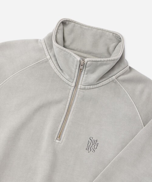 Saturdays NYC（サタデーズ ニューヨークシティ ）の「K.K Pullover Sweatshirt（スウェット・メンズ・グレー/スミクロ・M/S/L/XL）」の5枚目の写真