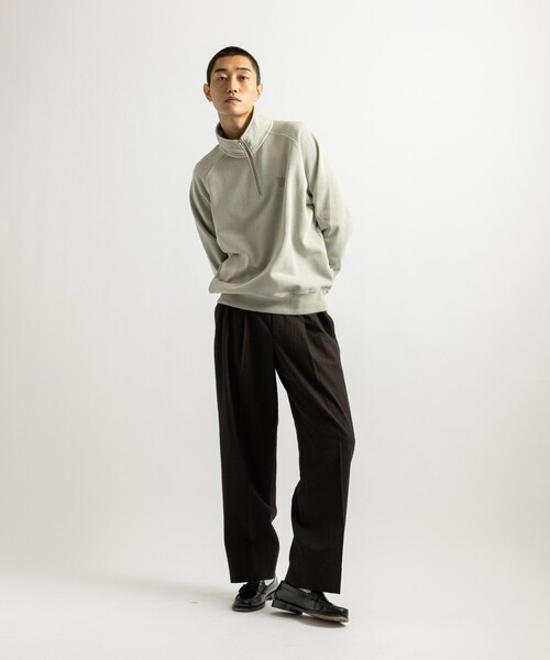 Saturdays NYC（サタデーズ ニューヨークシティ ）の「K.K Pullover Sweatshirt（スウェット・メンズ・グレー/スミクロ・M/S/L/XL）」の16枚目の写真