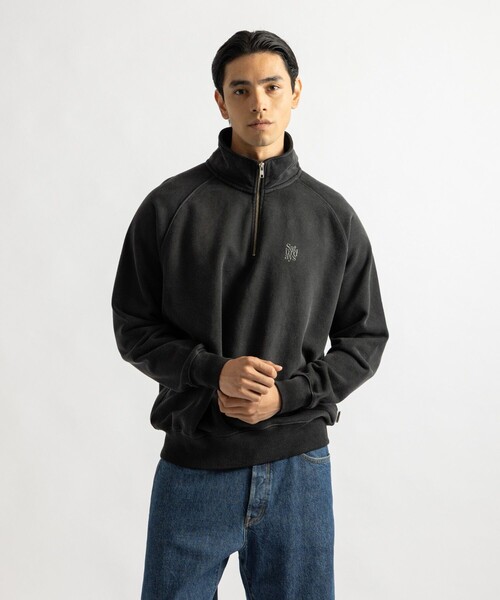 Saturdays NYC（サタデーズ ニューヨークシティ ）の「K.K Pullover Sweatshirt（スウェット・メンズ・グレー/スミクロ・M/S/L/XL）」の17枚目の写真