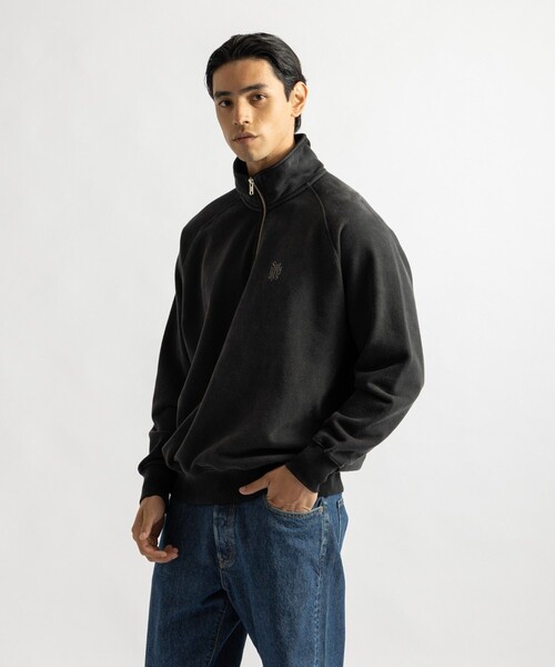 Saturdays NYC（サタデーズ ニューヨークシティ ）の「K.K Pullover Sweatshirt（スウェット・メンズ・グレー/スミクロ・M/S/L/XL）」の18枚目の写真