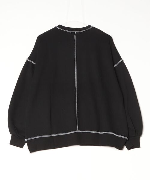 POU DOU DOU(プードゥドゥ)の「プルオーバー 長袖(Tシャツ/カットソー・レディース・ブラック・M)」の2枚目の写真