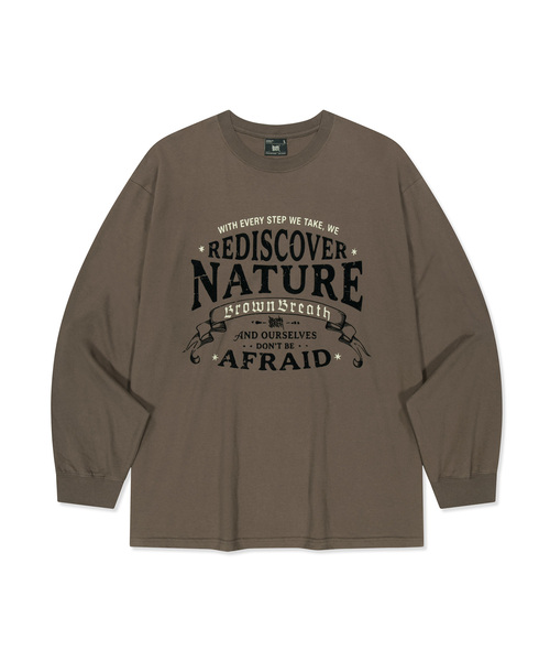 BROWNBREATH(ブラウンブレス)の「ヴィンテージ BB ロゴ ロングスリーブ(Tシャツ/カットソー・レディース・ブラウン/ブラック・LARGE/X-LARGE/MEDIUM/SMALL)」の2枚目の写真
