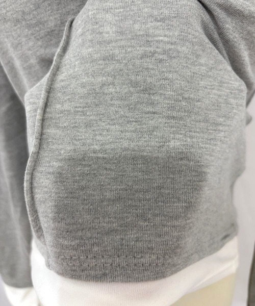 Amulet(アミュレット)の「レイヤード風ラウンドネック長袖カットソー(Tシャツ/カットソー・レディース・ブラウン/ブラック/ライトグレー/グレー・L/M/S)」の21枚目の写真