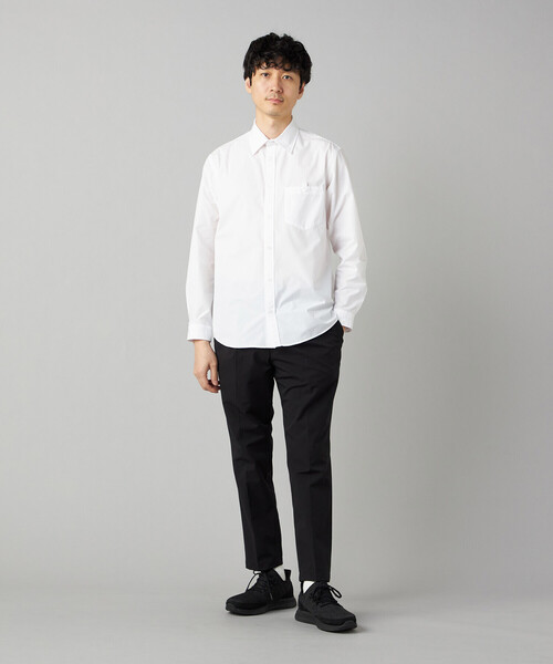 COMME CA MEN（コムサメン）の「【撥水】〔TEXBRID〕4WAYテック シャツ（シャツ/ブラウス・メンズ・ホワイト/ブラック・M/L）」の4枚目の写真