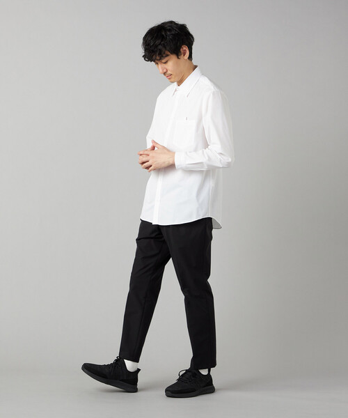 COMME CA MEN（コムサメン）の「【撥水】〔TEXBRID〕4WAYテック シャツ（シャツ/ブラウス・メンズ・ホワイト/ブラック・M/L）」の5枚目の写真