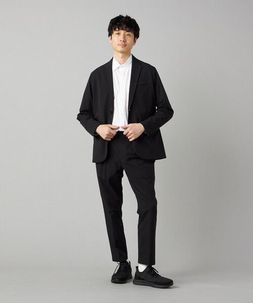 COMME CA MEN（コムサメン）の「【撥水】〔TEXBRID〕4WAYテック シャツ（シャツ/ブラウス・メンズ・ホワイト/ブラック・M/L）」の7枚目の写真
