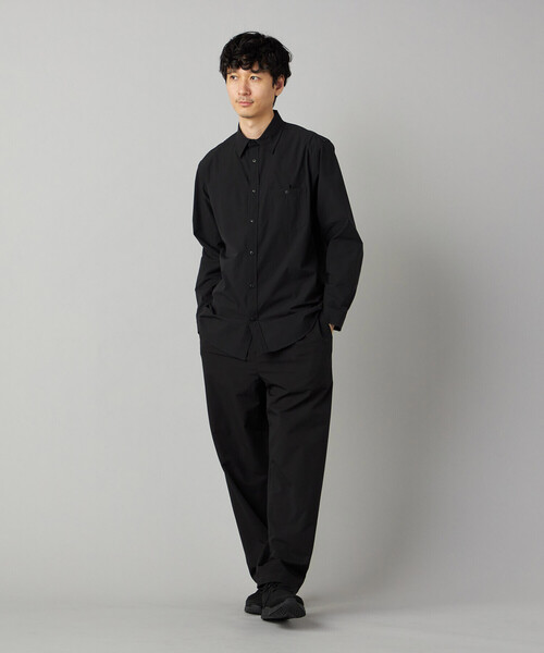 COMME CA MEN（コムサメン）の「【撥水】〔TEXBRID〕4WAYテック シャツ（シャツ/ブラウス・メンズ・ホワイト/ブラック・M/L）」の9枚目の写真
