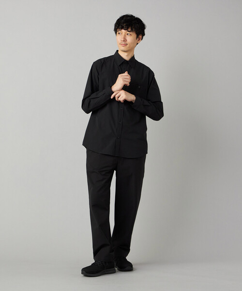 COMME CA MEN（コムサメン）の「【撥水】〔TEXBRID〕4WAYテック シャツ（シャツ/ブラウス・メンズ・ホワイト/ブラック・M/L）」の10枚目の写真
