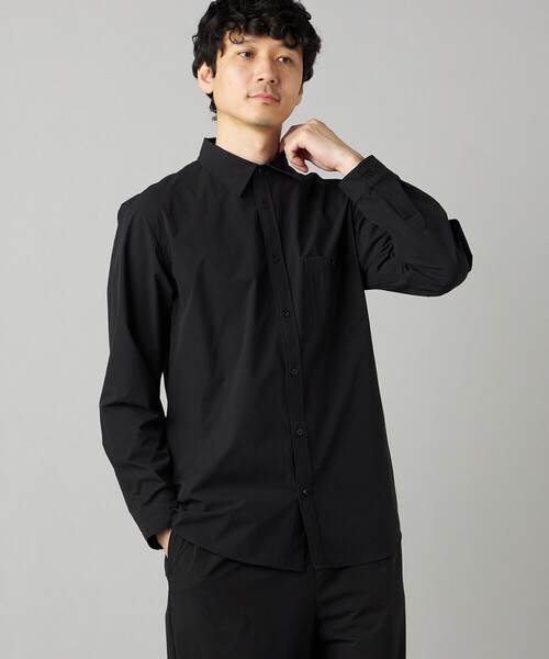 COMME CA MEN（コムサメン）の「【撥水】〔TEXBRID〕4WAYテック シャツ（シャツ/ブラウス・メンズ・ホワイト/ブラック・M/L）」の12枚目の写真