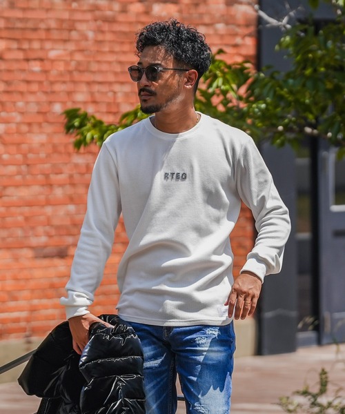 adamsJUGGLER(アダムスジャグラー)の「RTEG MF/OPロンティー(Tシャツ/カットソー・メンズ・ホワイト/ブラック・S/M/L/XL/XXL)」の13枚目の写真