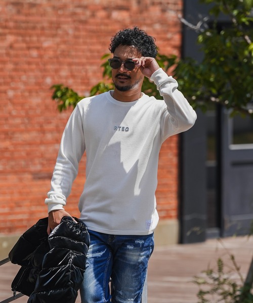 adamsJUGGLER(アダムスジャグラー)の「RTEG MF/OPロンティー(Tシャツ/カットソー・メンズ・ホワイト/ブラック・S/M/L/XL/XXL)」の14枚目の写真