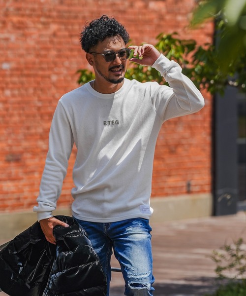 adamsJUGGLER(アダムスジャグラー)の「RTEG MF/OPロンティー(Tシャツ/カットソー・メンズ・ホワイト/ブラック・S/M/L/XL/XXL)」の15枚目の写真