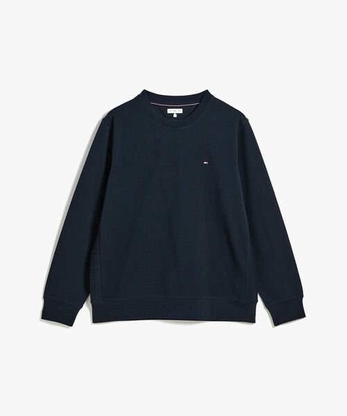TOMMY HILFIGER(トミーヒルフィガー)の「テクスチャークルーネックトレーナー(スウェット・メンズ・ネイビー/グレー・SMALL/X-LARGE/MEDIUM/LARGE)」の6枚目の写真