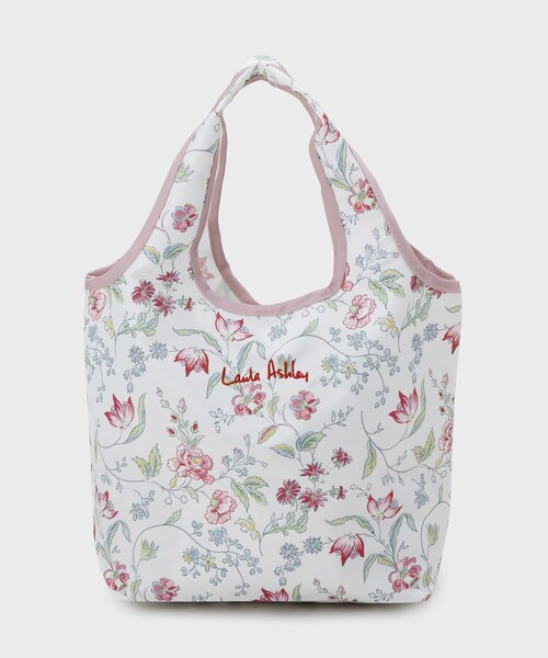 LAURA ASHLEY(ローラアシュレイ)の「アーシャ柄 パッカブル トートバッグ S(トートバッグ・レディース・ピンク系5/ブルー系・00)」の7枚目の写真