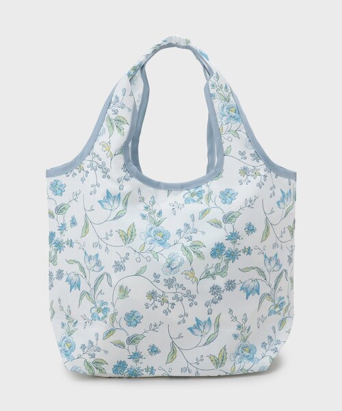 LAURA ASHLEY(ローラアシュレイ)の「アーシャ柄 パッカブル トートバッグ S(トートバッグ・レディース・ピンク系5/ブルー系・00)」の8枚目の写真