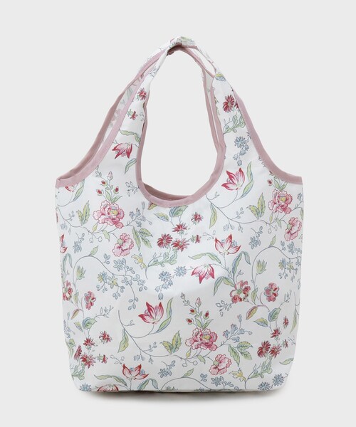 LAURA ASHLEY(ローラアシュレイ)の「アーシャ柄 パッカブル トートバッグ S(トートバッグ・レディース・ピンク系5/ブルー系・00)」の10枚目の写真