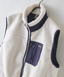 【RAGGED MOUNTAIN/ラギットマウンテン】【特殊な防風フィルムが冬の冷たい風をしっかりシャットアウト】GRAFTON 防風ボアベスト スタンドカラー 防風フィルム 防寒 タウンユース アウトドア ユニセックス