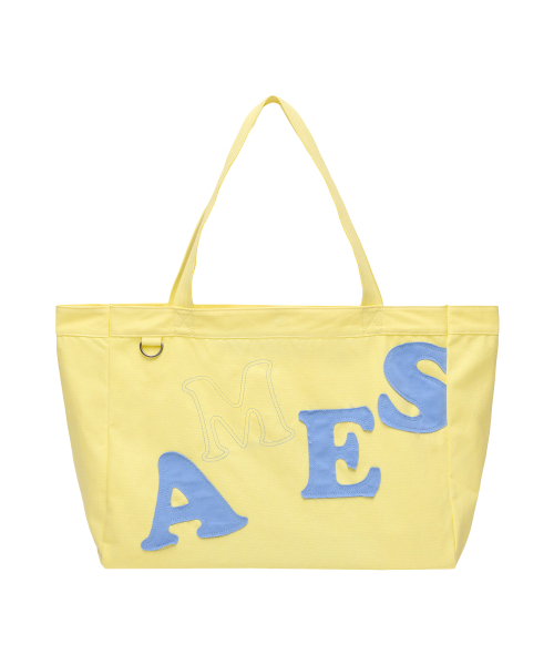 AMESWORLDWIDE（アメスワールドワイド）の「BIG TYPO APPLIQUE SHOULDER BAG YELLOW（ショルダーバッグ・レディース・その他・FREE）」の5枚目の写真