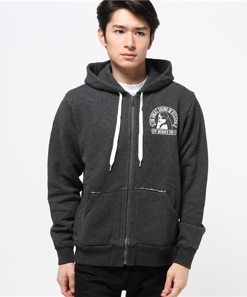 HYSTERIC GLAMOUR（ヒステリックグラマー）の「SOUND CLUB pt PK（パーカー・メンズ・トップグレー/チャコールグレー/ネイビー・SMALL/MEDIUM/LARGE）」の17枚目の写真