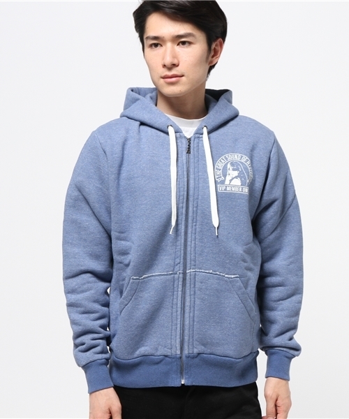 HYSTERIC GLAMOUR（ヒステリックグラマー）の「SOUND CLUB pt PK（パーカー・メンズ・トップグレー/チャコールグレー/ネイビー・SMALL/MEDIUM/LARGE）」の11枚目の写真