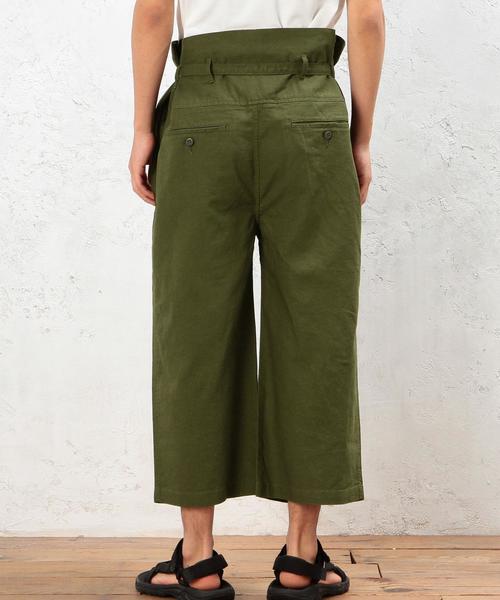 green label relaxing（グリーンレーベルリラクシング）の「SC LI/CO CANVAS SABAI パンツ◆（その他パンツ・メンズ・オリーブ/ネイビー・MEDIUM）」の12枚目の写真