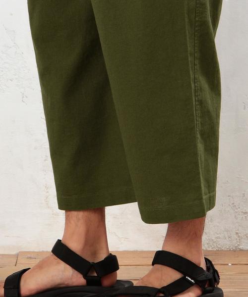 green label relaxing（グリーンレーベルリラクシング）の「SC LI/CO CANVAS SABAI パンツ◆（その他パンツ・メンズ・オリーブ/ネイビー・MEDIUM）」の9枚目の写真