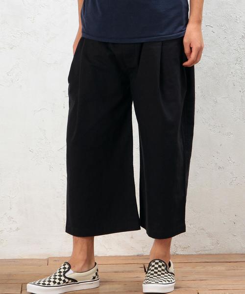 green label relaxing（グリーンレーベルリラクシング）の「SC LI/CO CANVAS SABAI パンツ◆（その他パンツ・メンズ・オリーブ/ネイビー・MEDIUM）」の5枚目の写真