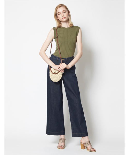 titivate(ティティベイト)の「デニムワイドパンツ(デニムパンツ・レディース・ブルー/ブルー系その他・MEDIUM/SMALL/LARGE)」の7枚目の写真