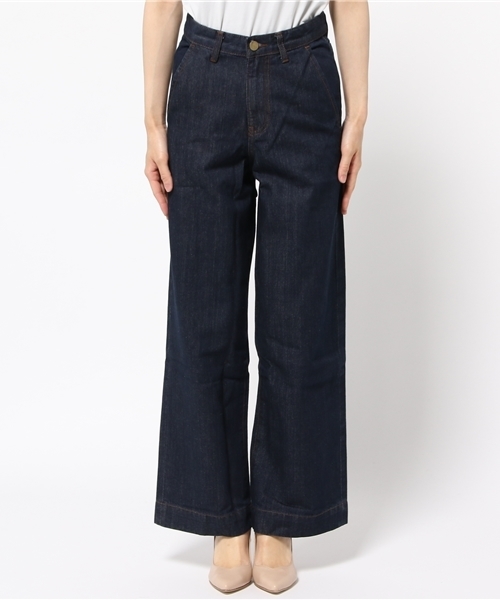 titivate(ティティベイト)の「デニムワイドパンツ(デニムパンツ・レディース・ブルー/ブルー系その他・MEDIUM/SMALL/LARGE)」の3枚目の写真