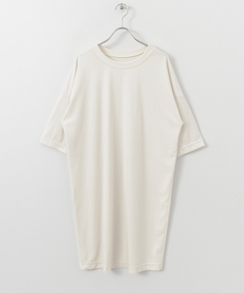 KBF（ケイビーエフ）の「KBF ベロアBIGTEE（Tシャツ/カットソー・レディース・ブルー/オフホワイト/ボルドー/ピンク系その他・ONE）」の13枚目の写真