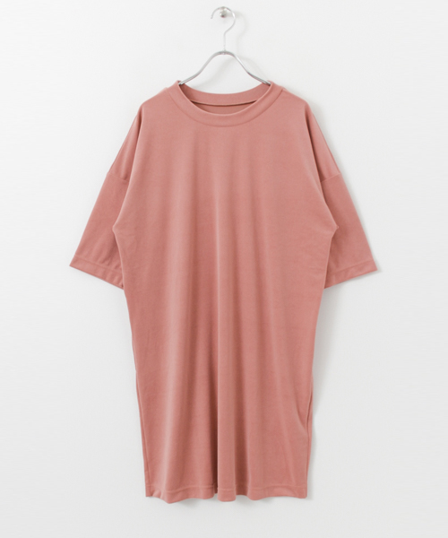 KBF（ケイビーエフ）の「KBF ベロアBIGTEE（Tシャツ/カットソー・レディース・ブルー/オフホワイト/ボルドー/ピンク系その他・ONE）」の14枚目の写真