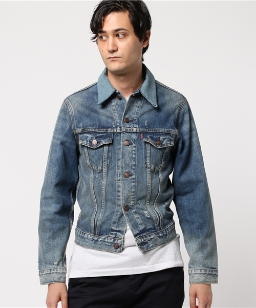 LEVI'S VINTAGE CLOTHING(リーバイスビンテージクロージング)の「LEVIS VINTAGE CLOTHING リーバイス ヴィンテージ クロージング 1967 トラッカージャケット(デニムジャケット・メンズ・インディゴブルー・S/M)」の2枚目の写真