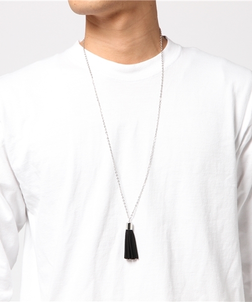 Re Youth（リユース）の「シングル タッセル チェーン ネックレス（ネックレス・メンズ・ブラウン/ブラック・FREE）」の6枚目の写真