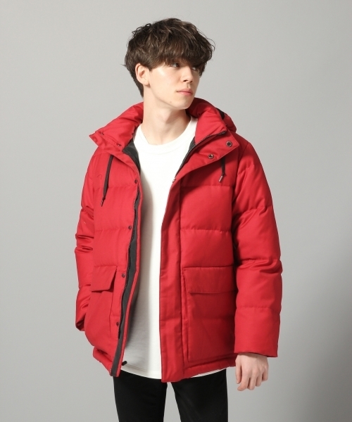 HARE(ハレ)の「ウールダウンブルゾン(HARE)(ブルゾン・メンズ・ブラック/グレー/ブラウン/レッド・LARGE/SMALL/MEDIUM)」の4枚目の写真