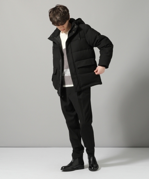 HARE(ハレ)の「ウールダウンブルゾン(HARE)(ブルゾン・メンズ・ブラック/グレー/ブラウン/レッド・LARGE/SMALL/MEDIUM)」の18枚目の写真