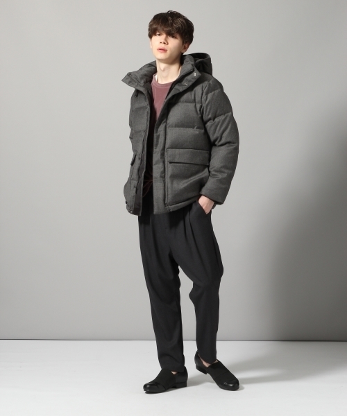 HARE(ハレ)の「ウールダウンブルゾン(HARE)(ブルゾン・メンズ・ブラック/グレー/ブラウン/レッド・LARGE/SMALL/MEDIUM)」の19枚目の写真