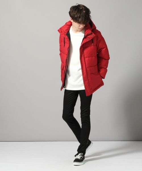 HARE(ハレ)の「ウールダウンブルゾン(HARE)(ブルゾン・メンズ・ブラック/グレー/ブラウン/レッド・LARGE/SMALL/MEDIUM)」の21枚目の写真
